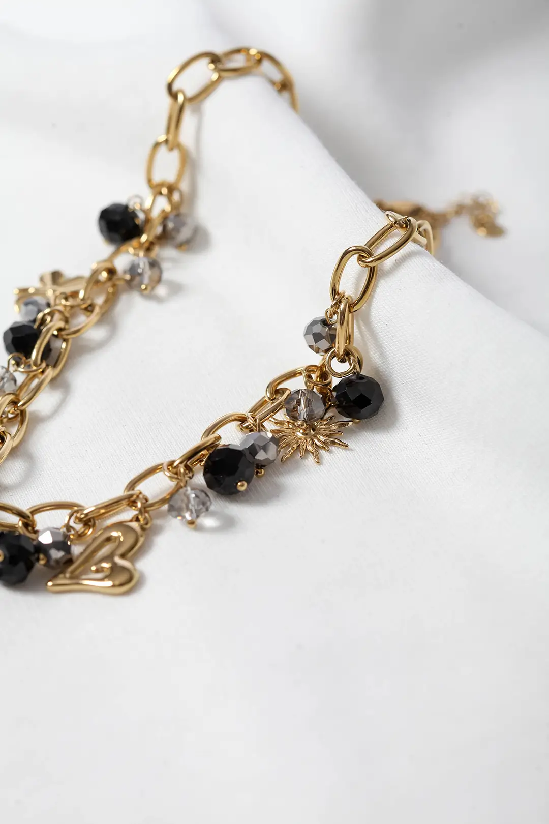ΚΟΛΙΕ ΚΑΡΔΙΑ ΜΕ ΚΡΥΣΤΑΛΛΑ ΚΑΙ CHARMS - Image 3