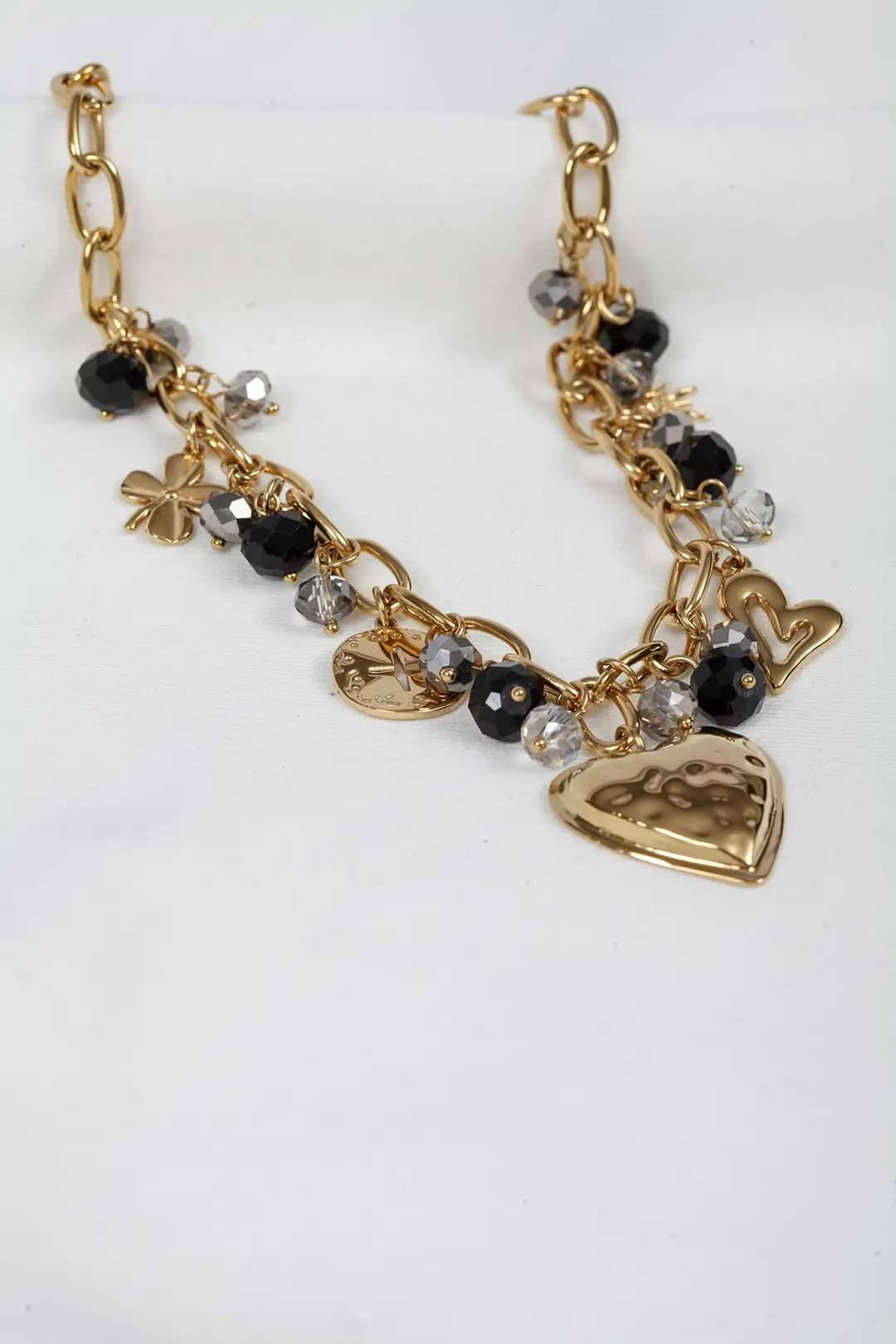 ΚΟΛΙΕ ΚΑΡΔΙΑ ΜΕ ΚΡΥΣΤΑΛΛΑ ΚΑΙ CHARMS - Image 5